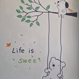 ผนังน่ารักนะ ความหมายก็ดี