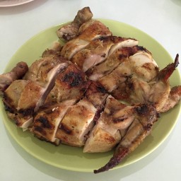 ไก่ย่างหนังกรอบ