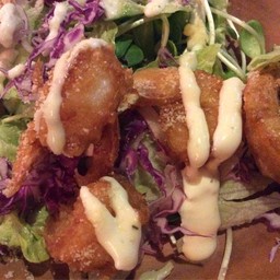 กุ้งตัวโตดี ... Dressing น้อย จัง