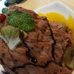 รสช็อคโกแล็ต ท็อปปิ้งกีวี่ พีช