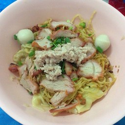 บะหมี่เกี๊ยวแห้ง 35฿