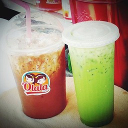 โกโก้เย็น(แก้วโปรโมชั่น) & ชาเขียวเย็น(แก้วปกติ) 