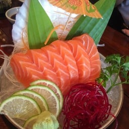 salmon sashimi