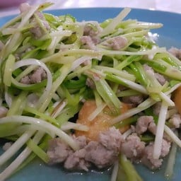 กุ้ยช่ายข้าว เต้าหู้ หมูสับ