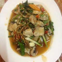 ปลาคังผัดฉ่า