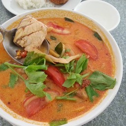 ต้มยำปลากะพงน้ำข้น