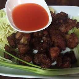 แหนมทอด