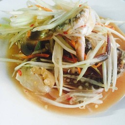 ส้มตำปูม้า. 60.- 👍
