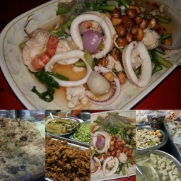 ยำวุ้นเส้น ยำรวมมิตร อิสลาม ตลาดหน้าวัง