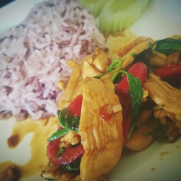 กะเพราไก่คลีนๆ