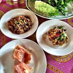 ลาบหมูสุก ลาบปลาสุก แหนมหมก