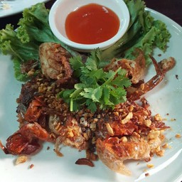 ปูนิ่มทอดกระเทียม