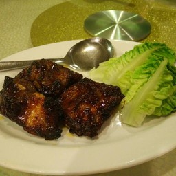 หมูดำสเปนย่าง