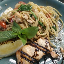 Spaghetti Salmon
