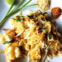 เส้นอร่อย. กุ้งสดดี