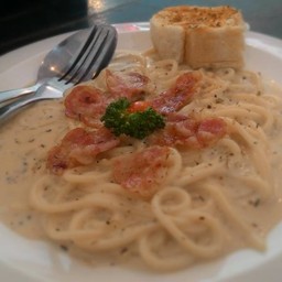 สปาเกตตี้คาโบนาร่า 59 บาท