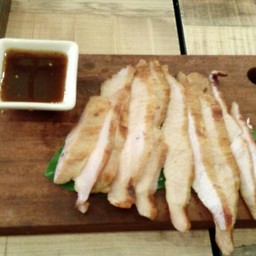 คอหมูย่าง 130 บาท