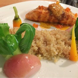 Pan-Seared Salmon Steak