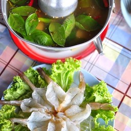 กุ้งเหยียบน้ำทะเล 170 บาท ★★★  