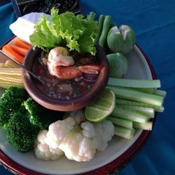 น้ำพริกกุ้งสดเค็มกะปิเกินไป