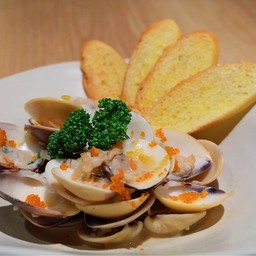 หอยตลับอบเนยสาเก