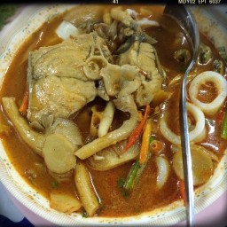 ต้มยำปลากะพง(130฿)