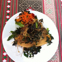 เมนูเพื่อสุขภาพ ปลาดอร์รี่ทอดสมุนไพร 159 บาท อร่อยหอมสมุนไพรไทยค่ะ