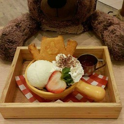 Fluffy very strawberry