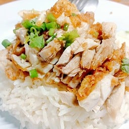 ข้าวมันไก่-ไก่ทอด