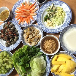 แหนมเนือง  แบบกลับบ้านค่ะ 