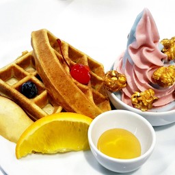 french crispy waffle