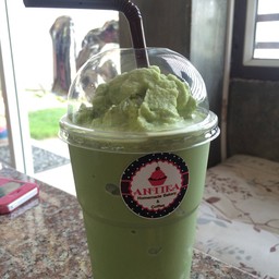 ชาเขียวนมสดปั่นสั่งหวานน้อยถูกใจคนสั่งเพราะได้ความเข้มของชาเขียว