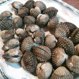 หอยแครงลวก