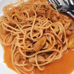 สูตรของอาจารย์คนอินเดียที่พาเราไปเลี้ยงข้าว ใครอยากลองสั่งให้บอกพนักงานว่าสปาเกต