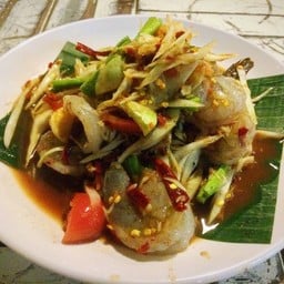 ตำกุ้งสด