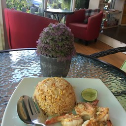 ข้าวผัดมันกุ้ง❤️❤️