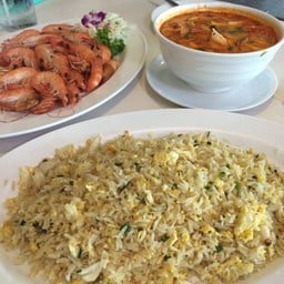 ข้าวผัดปู (จานกลาง)