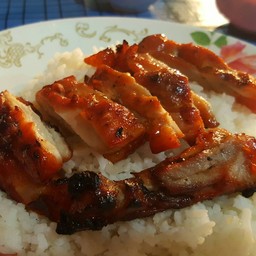 ข้าวหน้าไก่ย่าง ข้าวหมกไก่