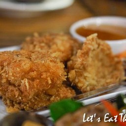 ทอดมันกุ้ง 155 บาท