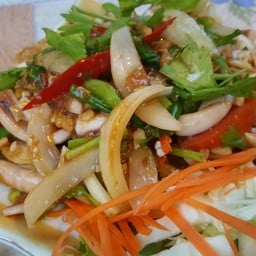 หมึกผัดไข่เค็ม