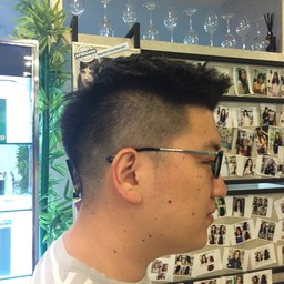 ผมที่ตัดเสร็จ ^^