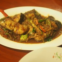 ปลาคังผัดเผ็ด