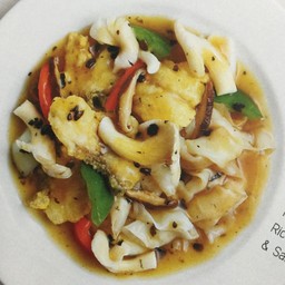 ก๋วยเตี๋ยวเต้าซี่ปลากะพง