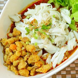 เนื้อปูม้าสดๆ แกะเต็มชาม ไข่ปูม้าฟินเว่อร์