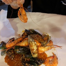 กุ้งถาด ซีฟู๊ดส์ถัง ตลาดหัวมุม