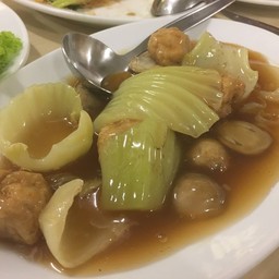 ผัดผักโสภณน้ำขาว (เล็ก)