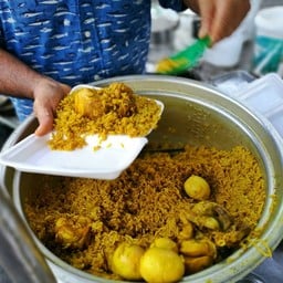 ข้าวเหนียวไก่ทอด ข้าวหมกไก่