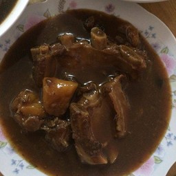  ซี่โครงหมูอบแบบกับข้าว อร่อยมากๆ ถึงเครื่อง เปื่อยนุ่มกำลังดีค่ะ