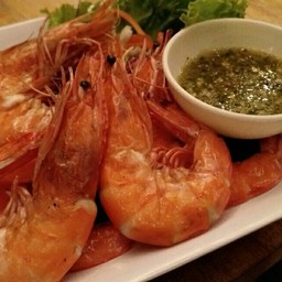 กุ้งใหญ่เผา