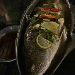 ปลากะพงนึ่งมะนาว